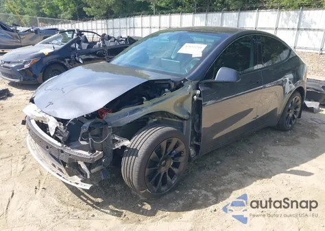2022 Tesla Model Y Long Range Dual Motor All-Wheel Drive from USA, damaged, VIN 7SAYGDEE8NA006034